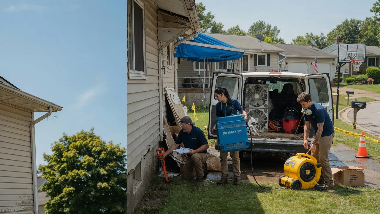 Ceiling Leak Cleanup in Sterling, PA near me